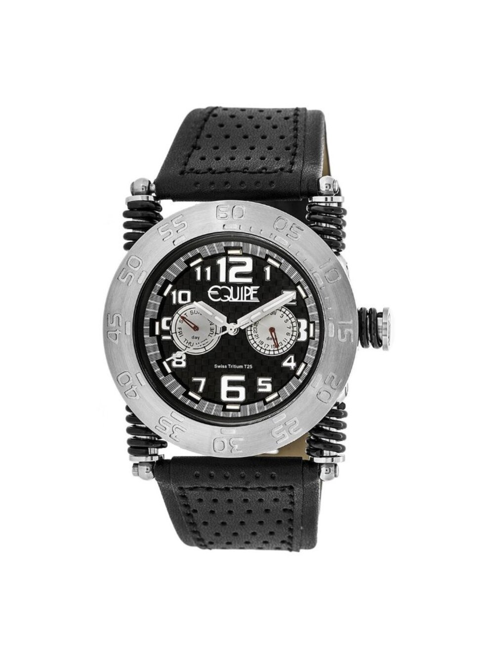 NWT Equipe Tritium Coil Black Dial Men's Watch